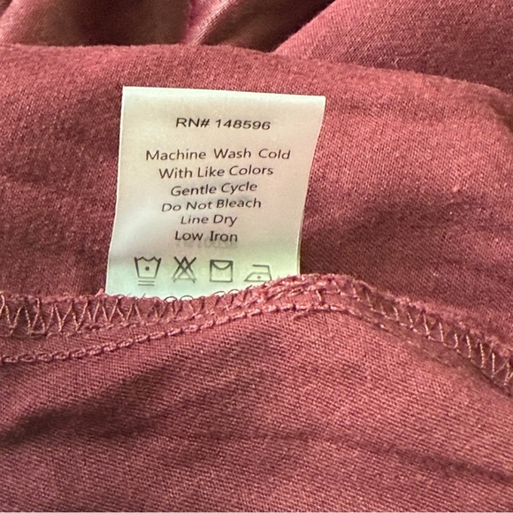 Universal Standards Avenir Double Luxe dress Burgundy Fall Casual Size L / 22-24 - Picture 10 of 10